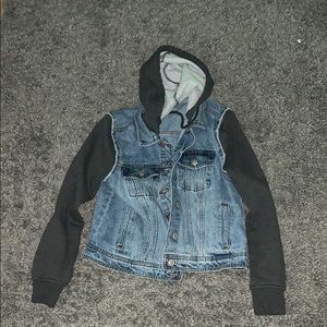 jean sweater jacket